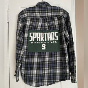 Michigan State flannel shirt